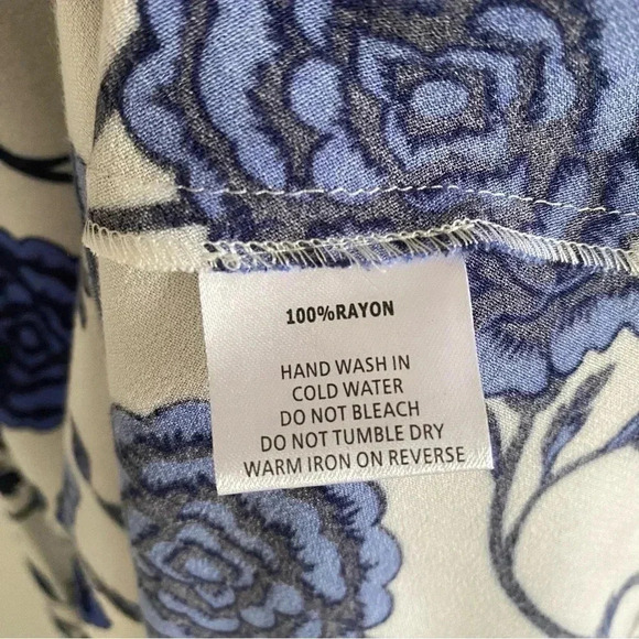 NWT ARNHEM Carolina Porcelain Maxi Dress Sz 4 US - Picture 7 of 13